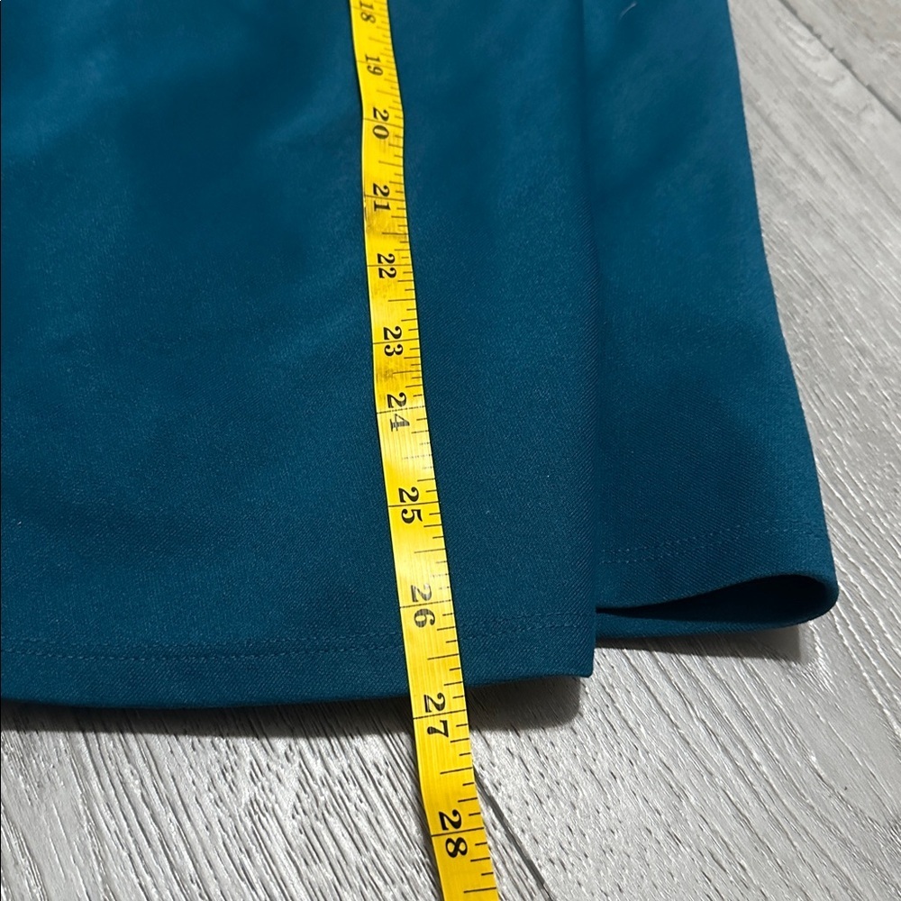H&M Teal A-LINE MIDI SKIRT size XS - Picture 7 of 7